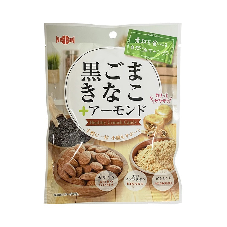 NISSIN 酥脆黑芝麻黄豆粉杏仁糖