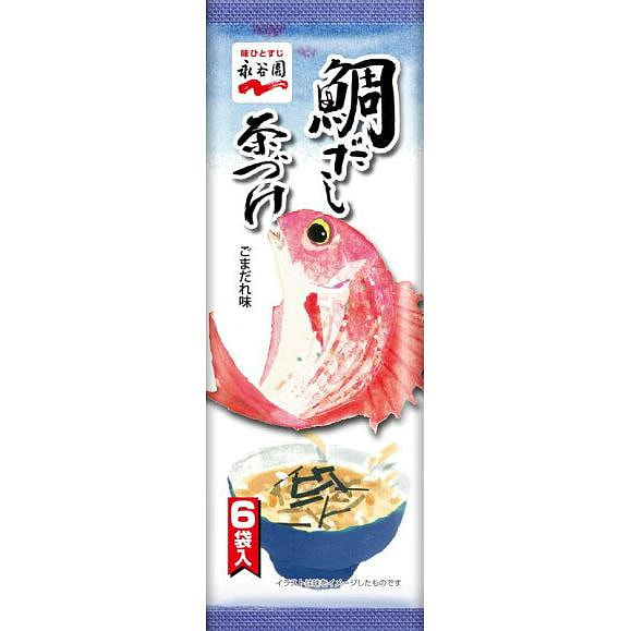 Nagatanien Bream Dashi Chazuke Seasoning 6packs