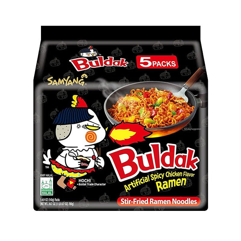Samyang Buldak Regular Stir-Fried Ramen (5-Pack) – Chicken 1 each