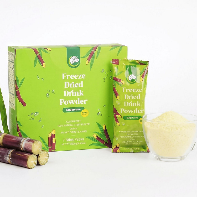 Salima Freeze-Dried Sugarcane Powder Drink, 9.87oz 1 box*7 pack