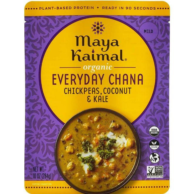 Maya Kaimal Organic Everyday Chana – Chickpeas + Coconut + Kale, 10 oz pouch 10 oz