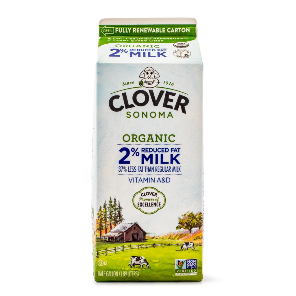 Clover Sonoma Organic 2% Milk 63.9 fl.oz
