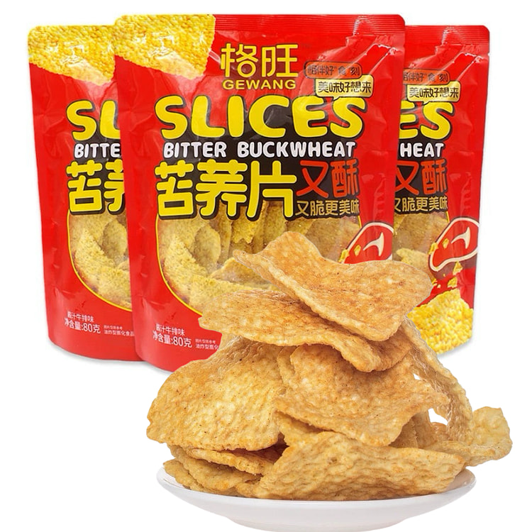 Gewang Buckwheat Slices Crispy and Traditional Coarse Grains with Pot and B