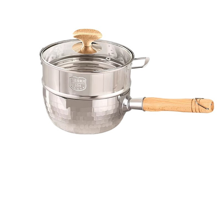 316食品级不锈钢锅+304蒸锅*1 1251 克