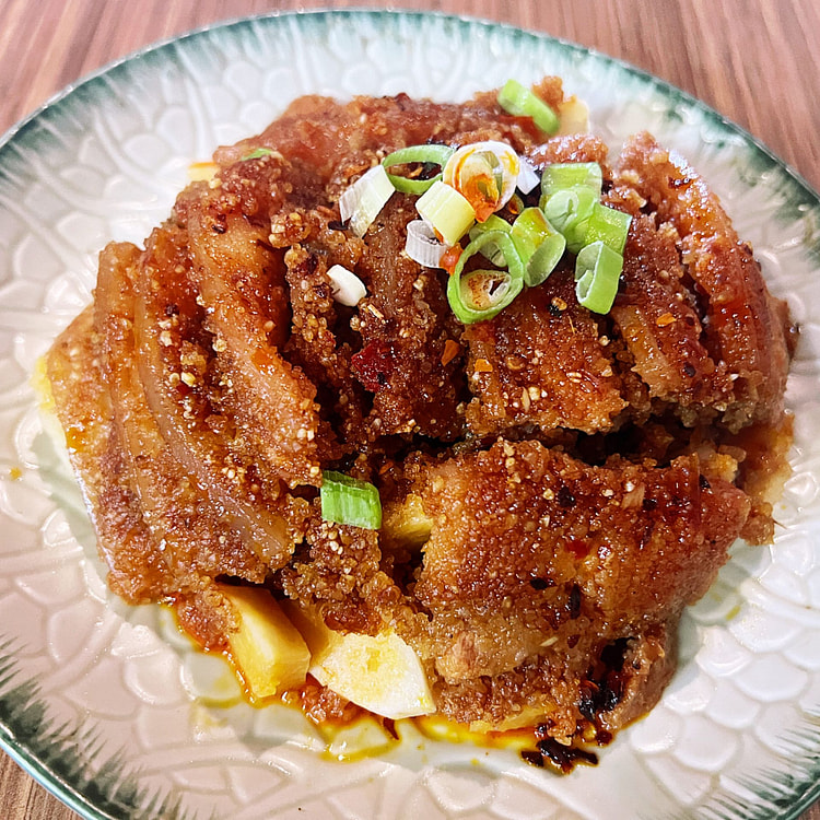 Steamed Pork with Rice Flour