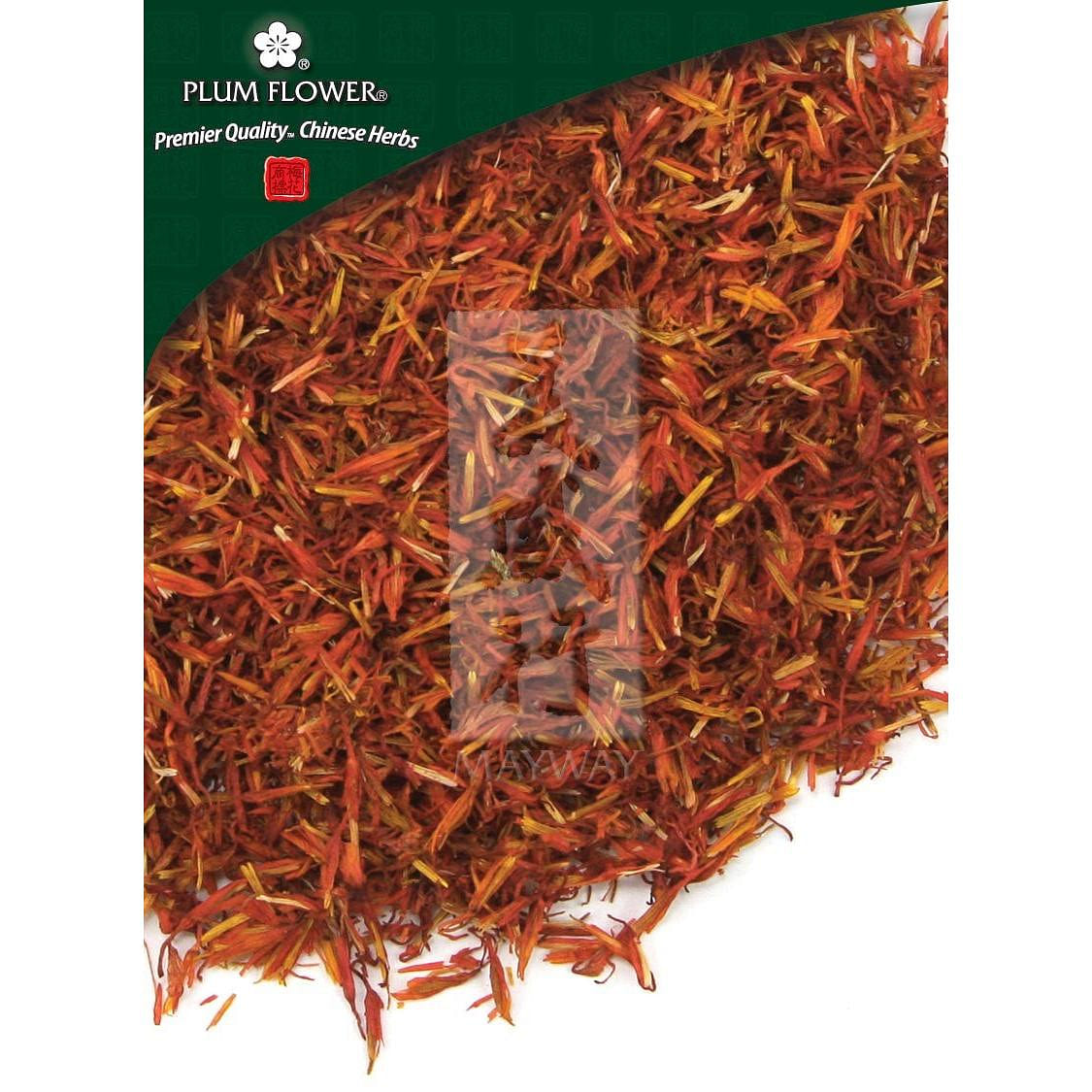 Hong Hua, unsulfured Carthamus tinctorius flower 1 each
