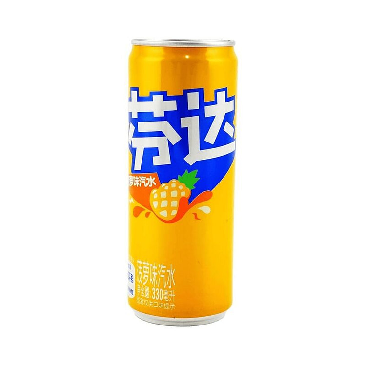 Fanta Pineapple Soda 330ml 1 can