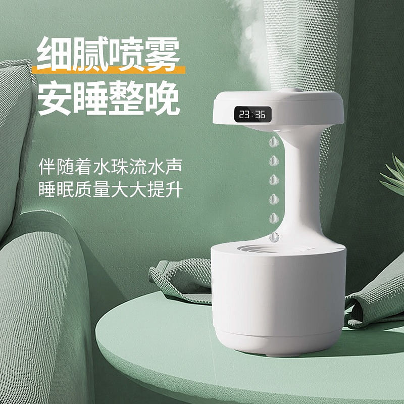 USB Drip Backflow Humidifier LZ599 White 1 each