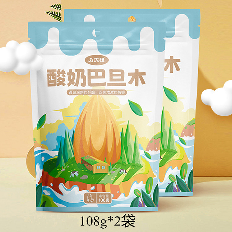 八大怪精选新疆特产网红酸奶巴旦木 108g*2袋