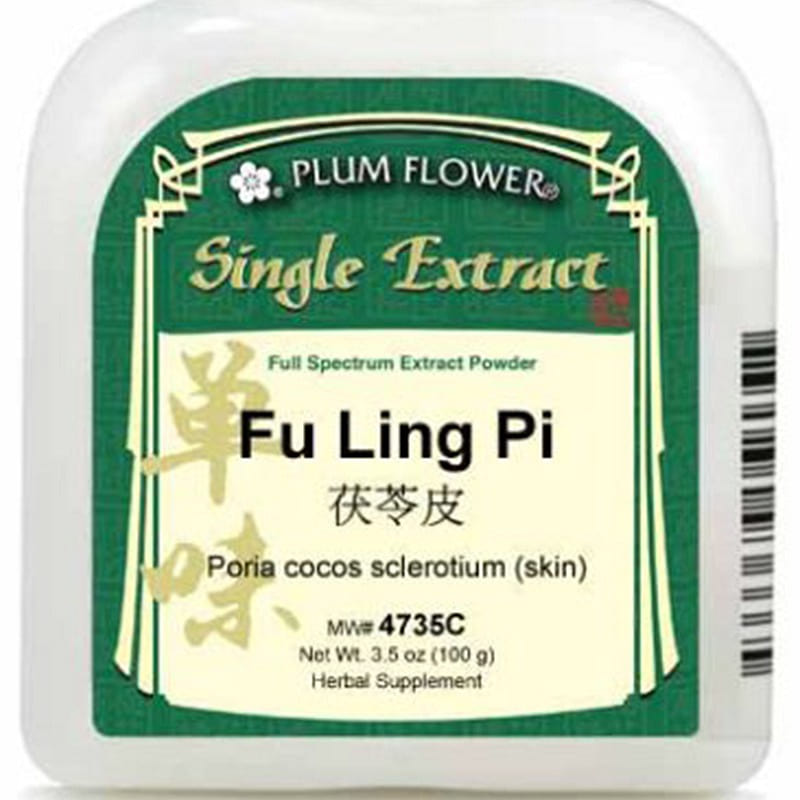 Fu Ling Pi,extract powder Poria cocos sclerotium- skin 1 each
