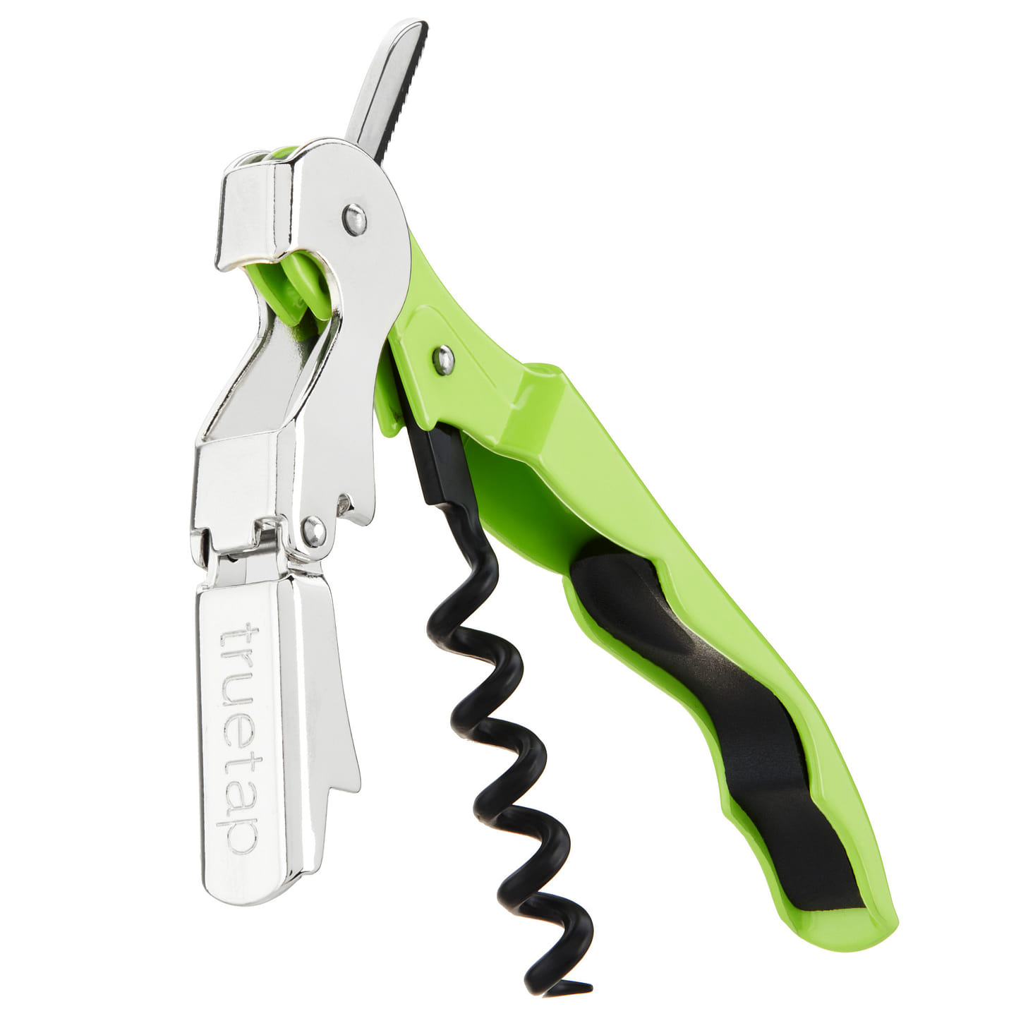 Truetap™: Double-Hinged Waiter’s Corkscrew in Lime 1 each