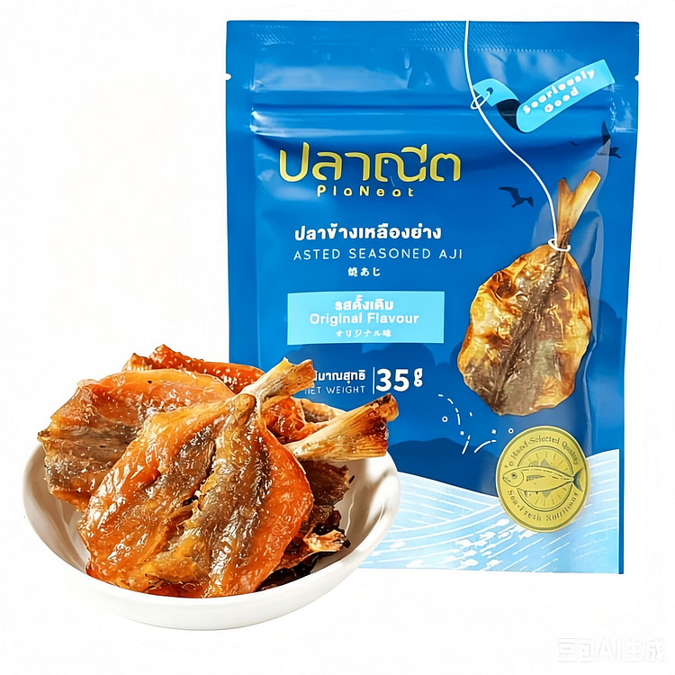 Bani Thai Spicy Grilled Fish Snack 35g*1 Bag 35 g