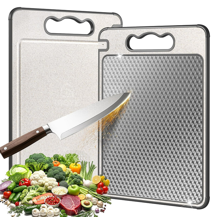 304不锈钢切菜板1块 防滑砧板 食品级抗菌防霉 1 份