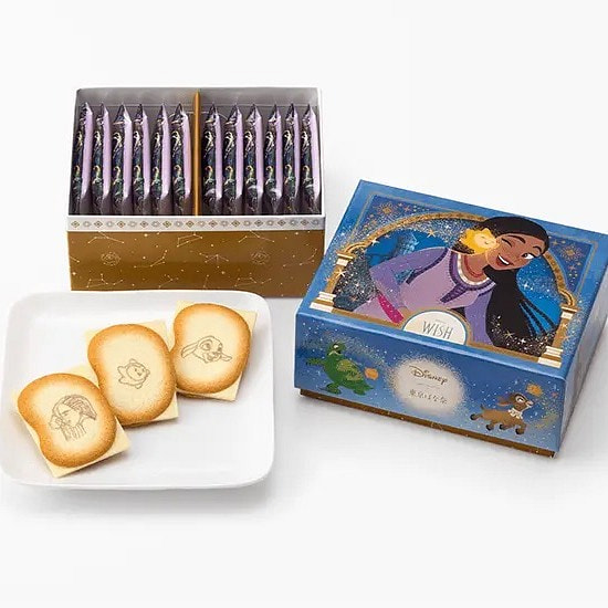 Get TOKYO BANANA x DISNEY Wish Sandwich Cheese Biscuits, 12 PCs
