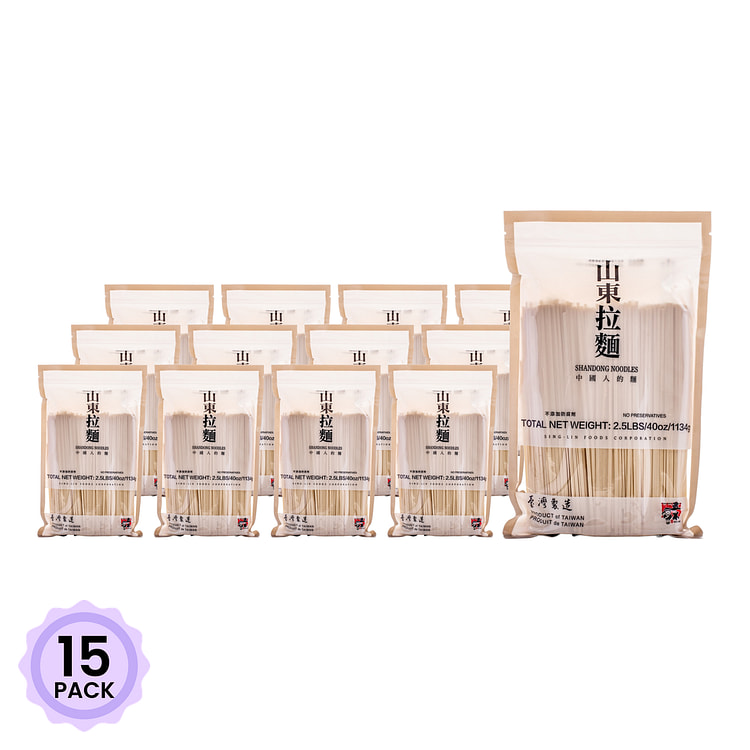 五木 山东拉面 2.5 磅*15 包