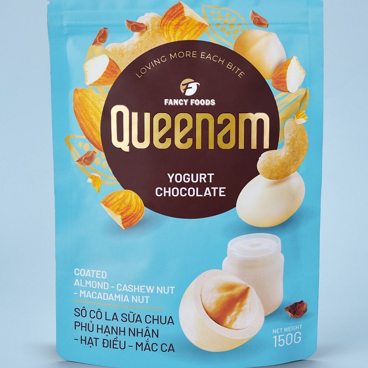 酸奶巧克力涂层杏仁腰果澳洲坚果 2.65 盎司