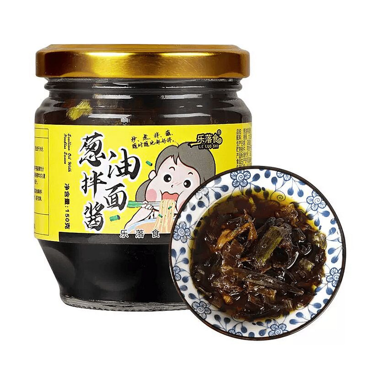 乐落食香葱油葱油拌面酱潮汕150克1瓶 150 克