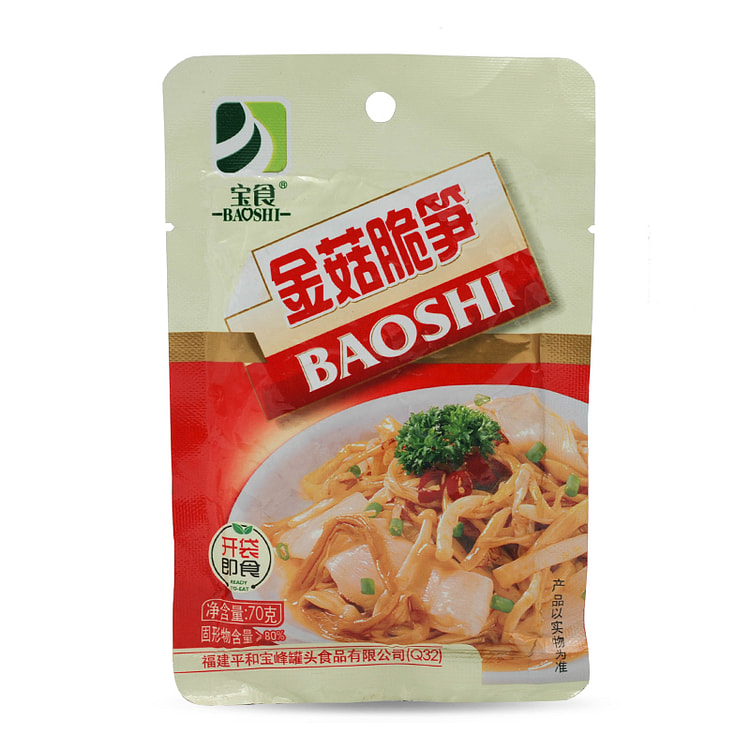 Treasure enoki mushroom crispy bamboo shoots