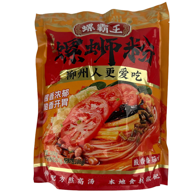 Luobawang Liuzhou Snail Rice Noodles(Tomatoflavor) 330 g
