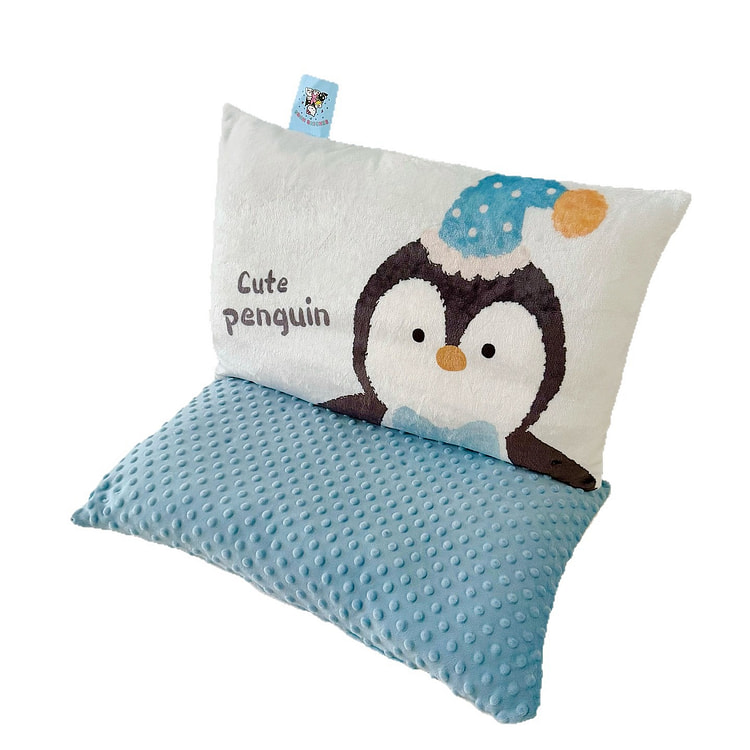 小动物暖绒枕头套 40cm*60cm 单枕套-企鹅 1 份