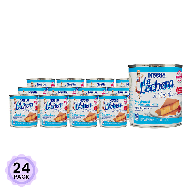 雀巢 La Lechera甜炼乳 14 盎司*24 包