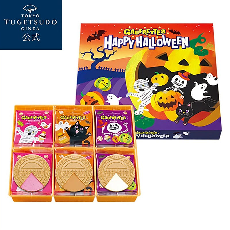 Tokyo Fugetsudo Halloween Wafer Biscuits 24pcs 1 each