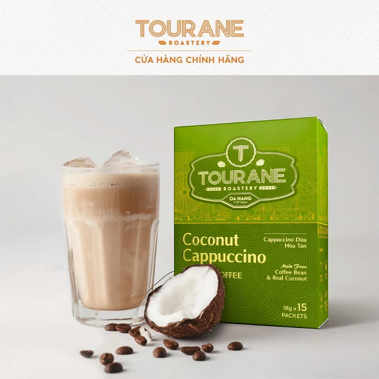 Tourane Instant Coffee Coconut Cappuccino Premium