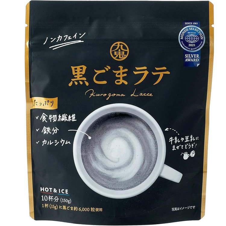 九鬼 KUKI 黑芝麻拿铁粉150g/