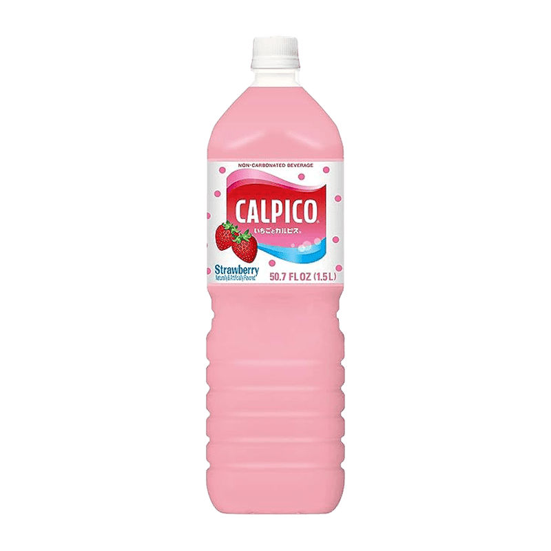[Calpico] Non-Carbonated Strawberry Drink – 50.7oz 1 bottle