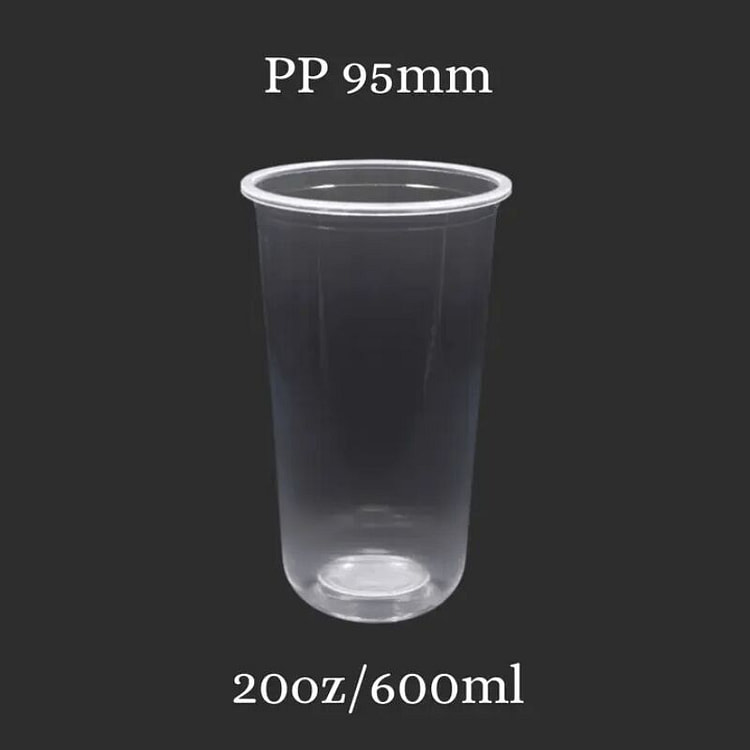 一次性PET塑料杯 20盎司 95毫米（50个装） 1 包