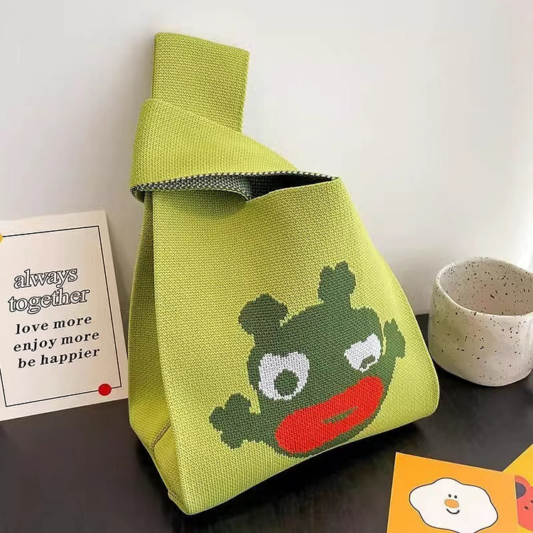 Glow-in-Dark Goblin Crochet Purse