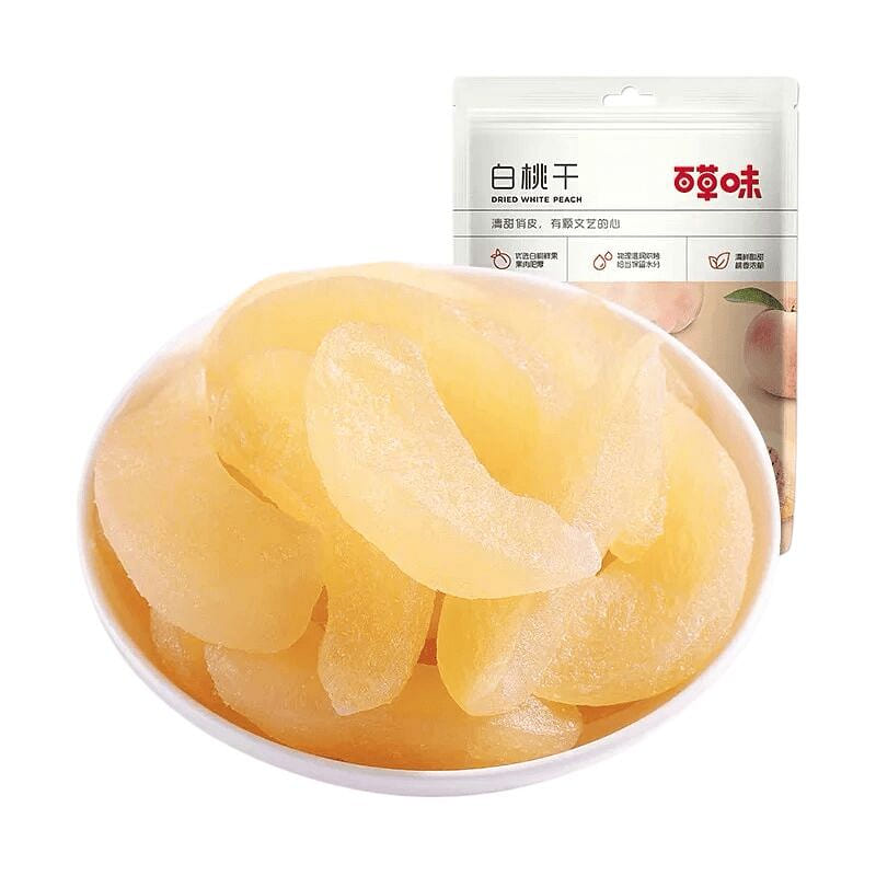 Baicaowei White Peach Dried 100g Ready-to-Eat No W 100 g
