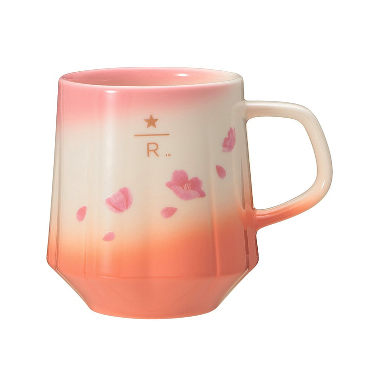 星巴克 樱花限定 渐变樱花马克杯355ml