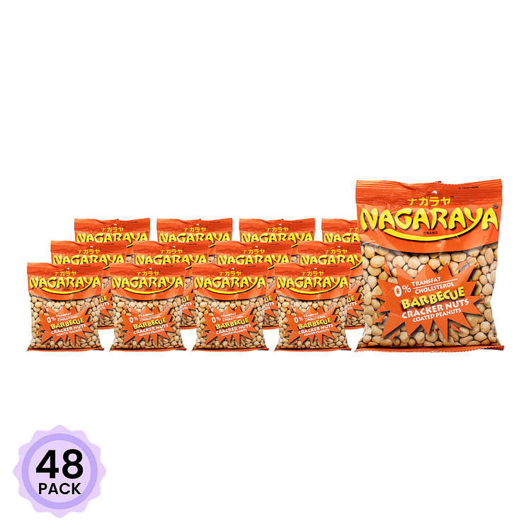 Nagaraya 菲律宾花生豆 烧烤味 5.64 盎司*48 包