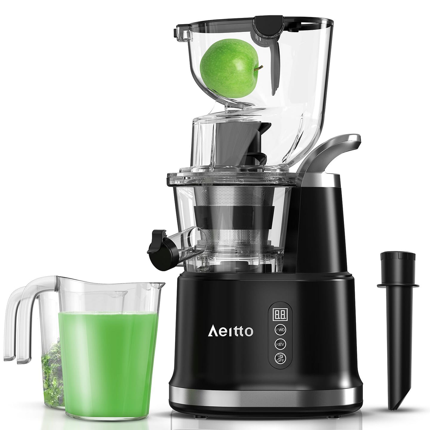 Aeitto – slow cold press juicer, vertical juicer, 14.5 lb