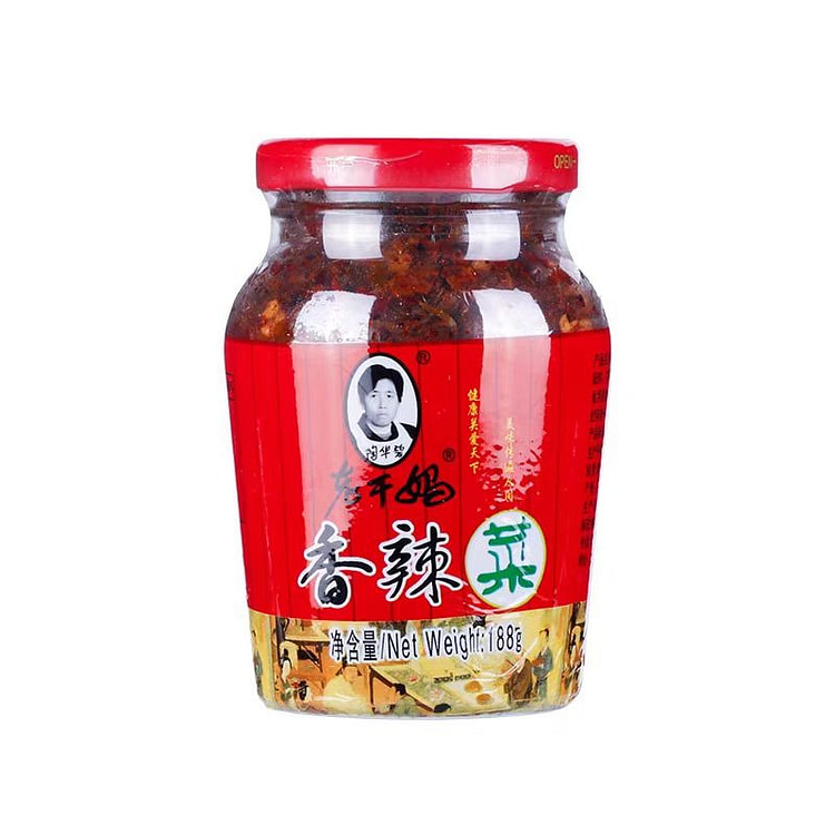 老干妈香辣菜188g*1瓶装贵州特产咸菜拌饭菜
