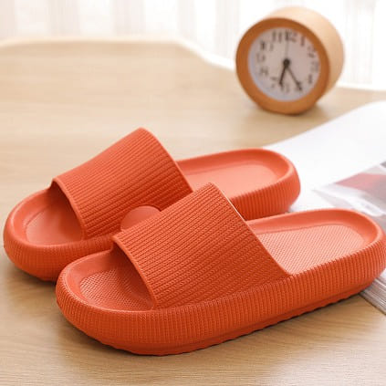 4cm Platform Slippers Color Orange, Size 38-39 1 each