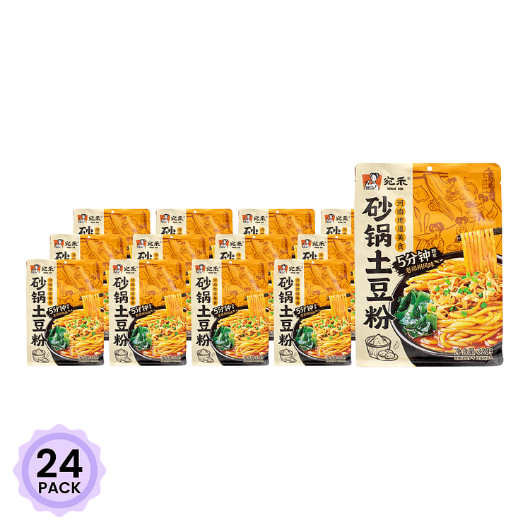 宛禾 砂锅土豆粉 320 克*24 包