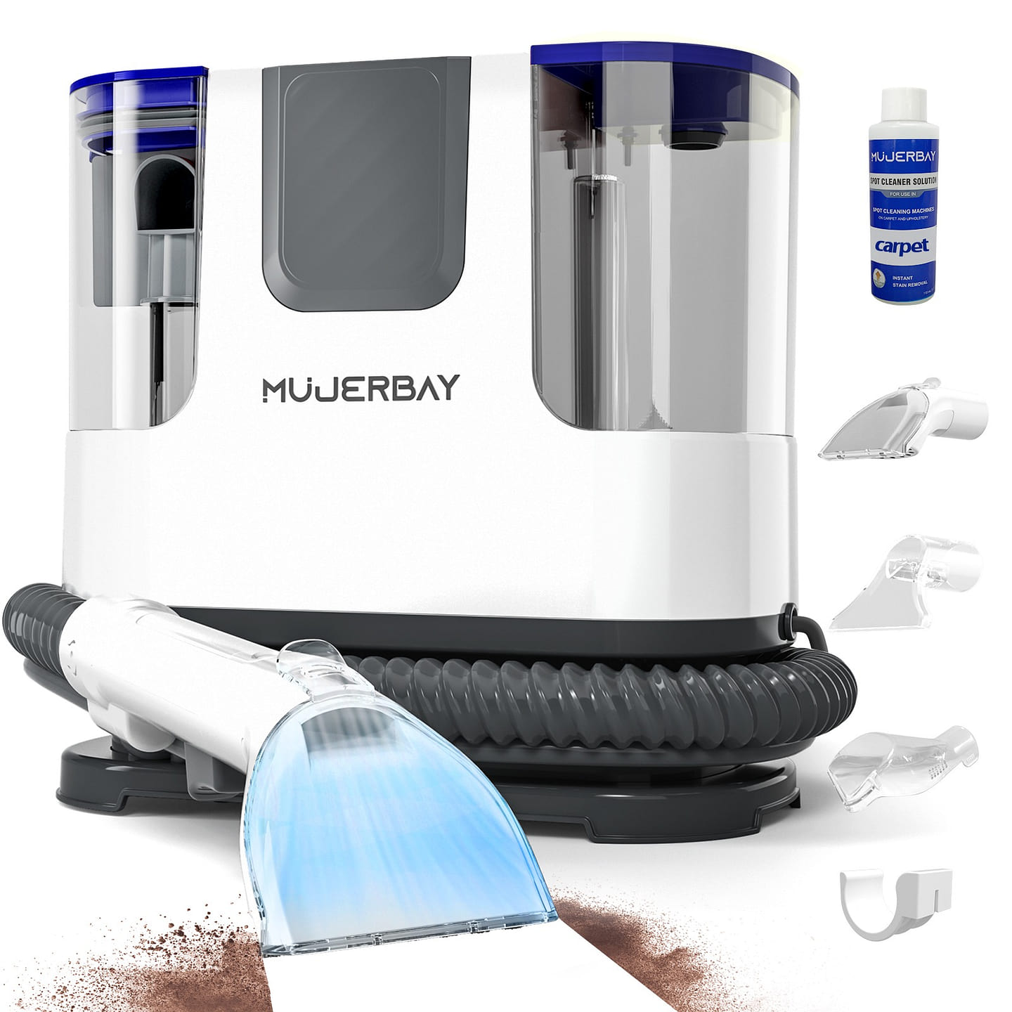 MUJERBAY Carpet cleaner, carpet stain cleaner blue 10.4 lb