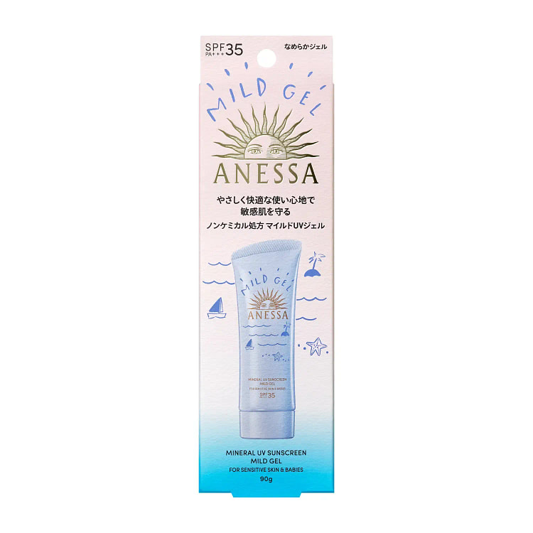 Anessa Mineral UV Sunscreen Mild Gel SPF35+ 90 g