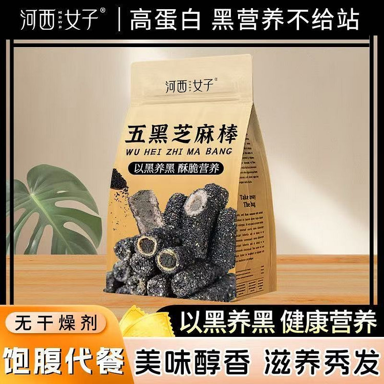 Five-Black Sesame Sticks, 1 Bag 110 g