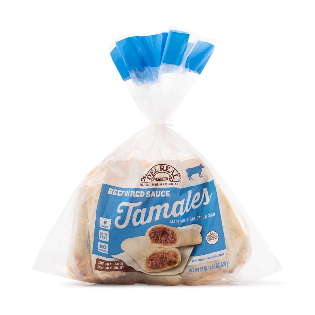 Del Real Beef Tamales 24 onça(s)