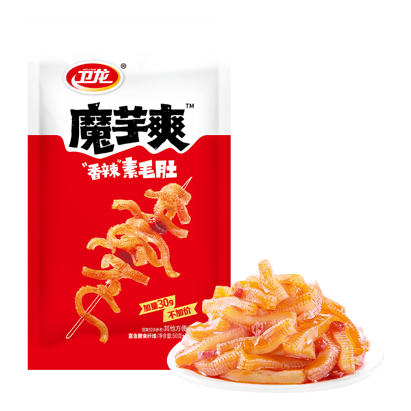 卫龙魔芋爽香辣味零食 50 克