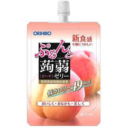 Purunto Konjac Jelly Standing Peach 130g 130 g