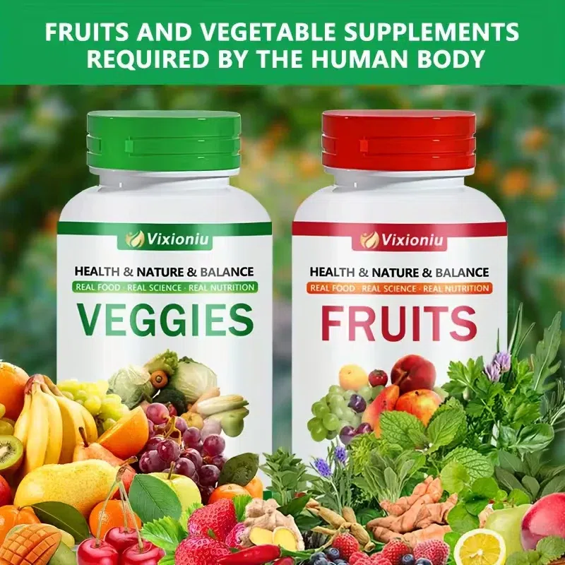 180 Capsules, Fruits & Veggies Supplements – 90 Fr 1 can