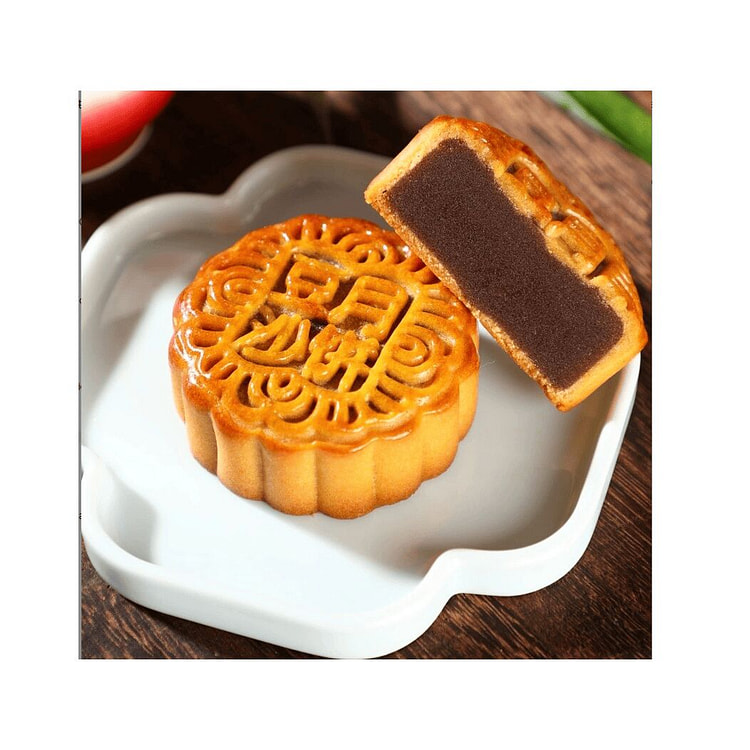 好溢美  纯豆沙味月饼  100g*5个