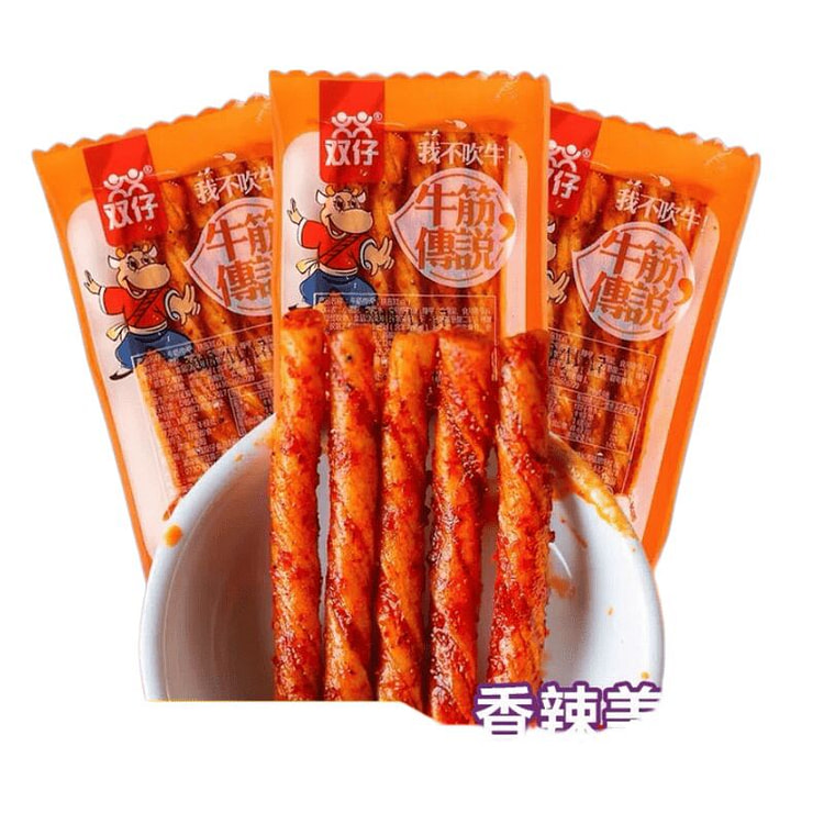 双仔 素牛筋辣条  5包