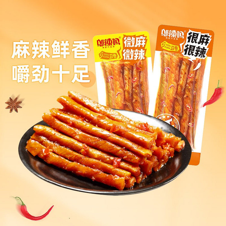 邬辣妈 杂粮豆卷 很麻很辣 20g*15袋 300 克