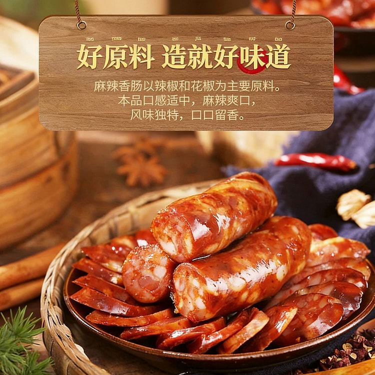 好人家香肠调味料麻辣味220g*1袋 220 克