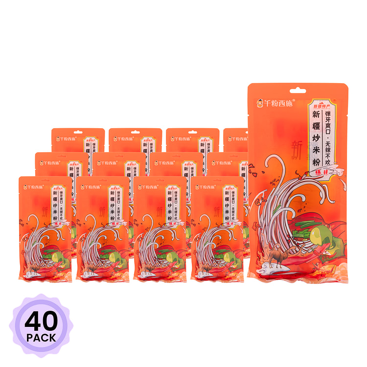 千粉西施 炒米粉 爆辣味 250 克*40 包